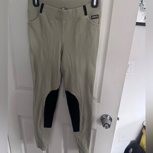 Kerrits Channel Rib Pocket Tights in tan medium